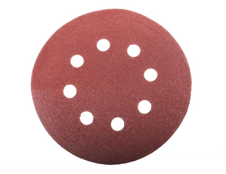 Imagem de 10pc Discos de lixa com fixador 8 furos 125mm 5'' Tssaper