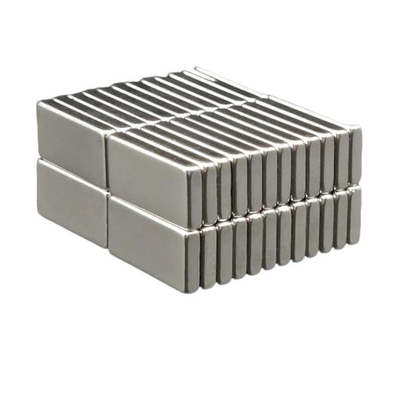 Imagem de 10pcs. Imã De Neodimio Retângulo Retangular 20x10x3mm - N35