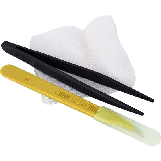 Imagem de 10un kit retirada de pontos resina estéril c/bist kolplast