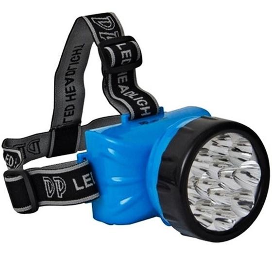 Imagem de 10un Lanterna De Cabeça 12 Leds Recarregável Dp 722b Caça Pesca