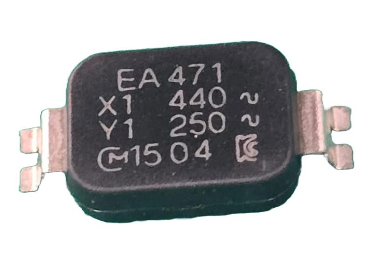 Imagem de 10x Capacitor Ceramico 470pf/250v Smd 10% 6x11,4mm Murata