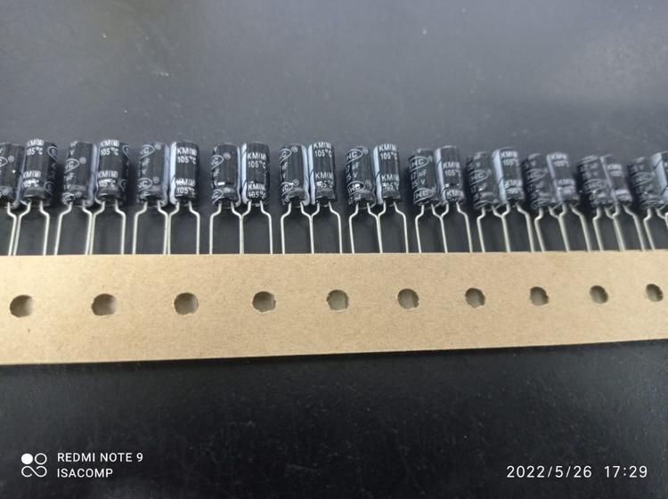 Imagem de 10x Capacitor Eletrolítico 47uf/25v 105 5x11mm