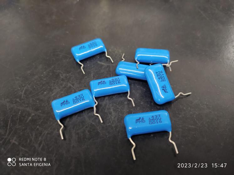 Imagem de 10x Capacitor Poliester 430nf/250v = 430k/250v 5% Mylar