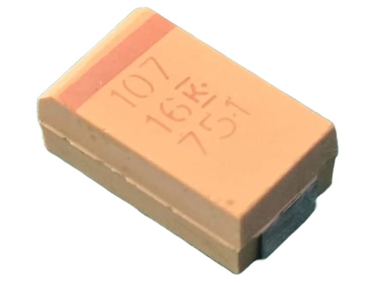 Imagem de 10x Capacitor Tantalo 100uf/16v 10% Smd Case D 4,3x7,3mm