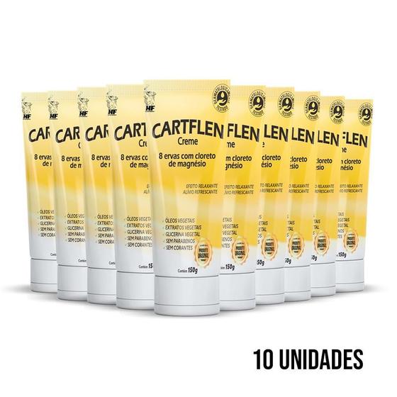 Imagem de 10X Cartflen Creme Massagem Cloreto De Magnesio