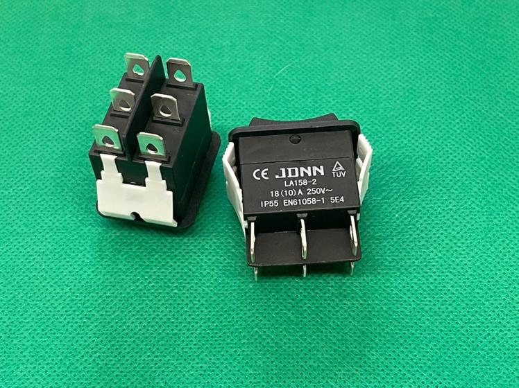 Imagem de 10x Chave Jdnn La158-2 250v 10a 6 Terminais Waterproof