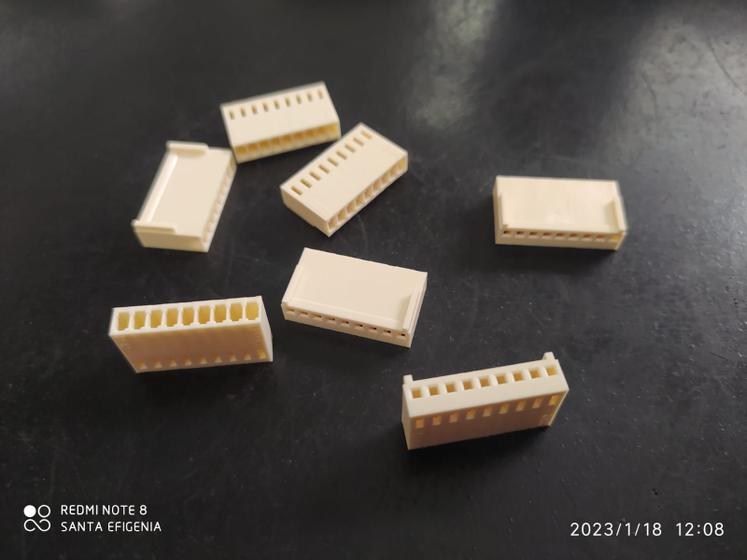 Imagem de 10x Conector Kk 2512 2,54mm 9 Vias Femea Excon + Terminais