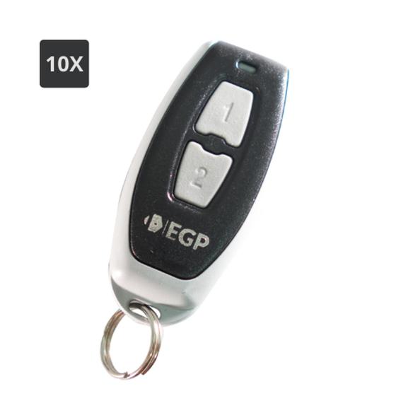 10x Controle Remoto Universal para Portão Automático e Alarme EGP 433Mhz Modelo Chaveiro Menor preço em 10x Controle Remoto Universal para Portão Automático e Alarme EGP 433Mhz Modelo Chaveiro