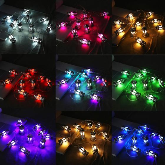 Imagem de 10X Eid Mubarak Ramadan Luz Multicolor LED String Lights M