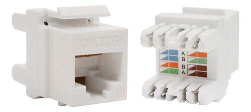 Imagem de 10x Keystone Conector Cat6 Fêmea Rj45