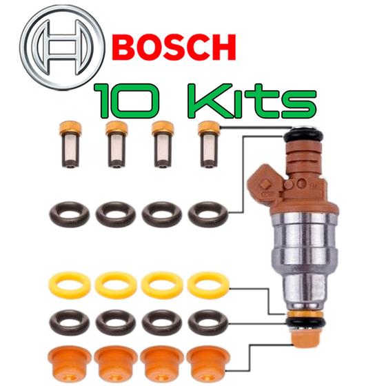 Imagem de 10x Kits Reparo Bico Injetor Bosch Omega Vectra Ipanema