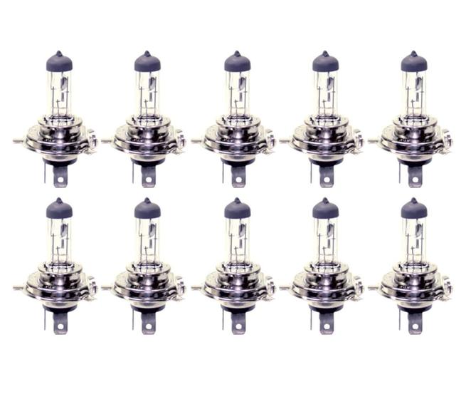 Imagem de 10x Lampada Automotiva Halogena H4 55W 8500k Hid Alto/Baixo