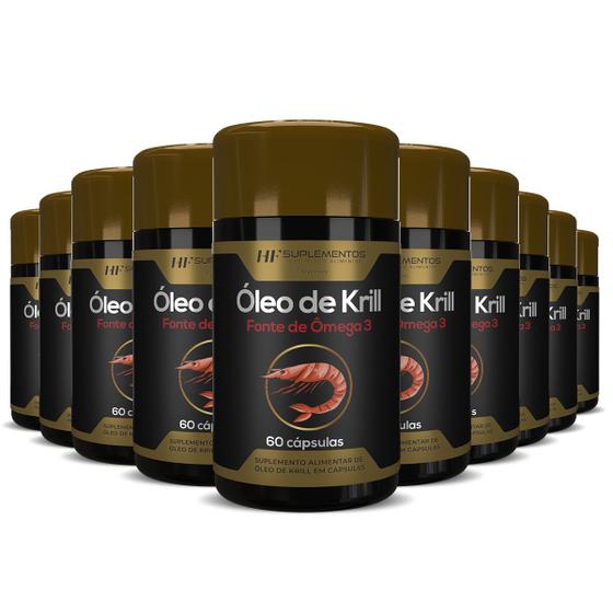 Imagem de 10x oleo de krill 60caps hf suplementos