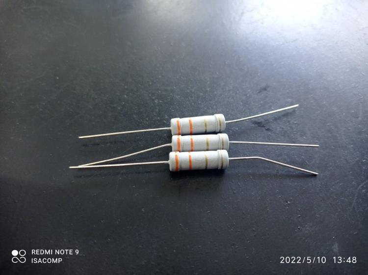 Imagem de 10x Resistor 3r3 3w 5%