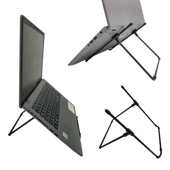 Imagem de 10x Suporte Apoio De Notebook Laptop Compacto em Aço NR-17