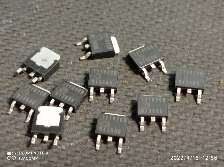 10x Transistor Ap72t02gh 72t02gh Mosfet N 62amp 25v Smd - Advanced ...
