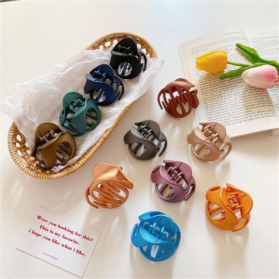 Imagem de 11pcs Acetate Folha Hair Clip, Luxury Fashion Low-key