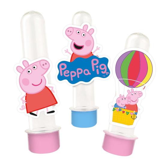 Imagem de 12 Apliques Tubete Festa Peppa Pig