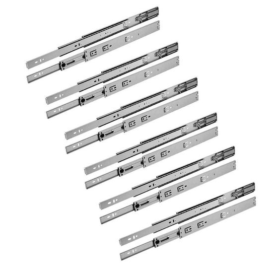 12 Corrediças Telescópica 40cm Gaveta Trilho Zincada 6 Pares Menor preço em 12 Corrediças Telescópica 40cm Gaveta Trilho Zincada 6 Pares