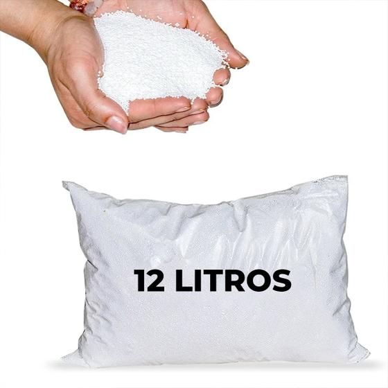 Imagem de 12 Litros Isopor Bolinha Micropérola Puff Artesanato 1l 1mm