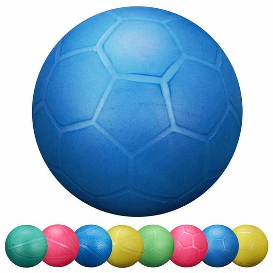 Imagem de 12 Mini Bolas De Vinil Apolo Frisada 10 Cm Futebol Coloridas