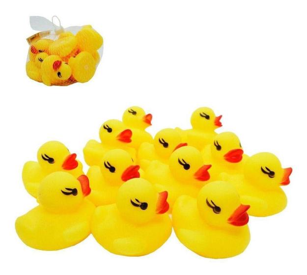 12 Patinhos De Borracha Para Banho e Piscina Com som Monish Brinquedos para Banho Magazine 12 Patinhos De Borracha Para Banho e Piscina Com som Monish Brinquedos para Banho Magazine