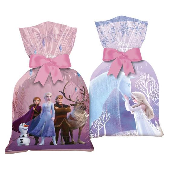 Imagem de 12 Sacolas surpresa Lembrancinhas Decoração frozen Disney