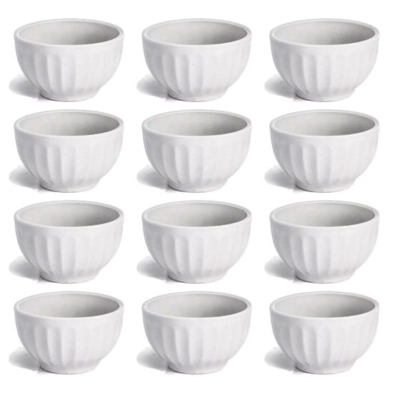 Imagem de 12 Tigela Cumbuca Japonesa Bowl 480ml Porcelana Açai Caldo