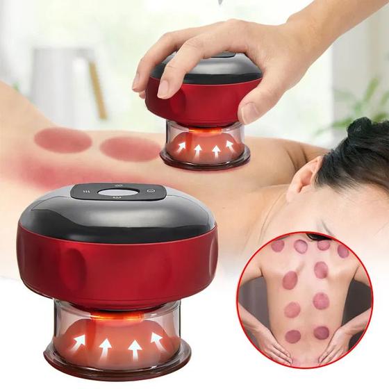 Imagem de 12 velocidades Vácuo elétrico cupping massagem corpo copos anti-celulite terapia massageador para corpo elétrico guasha