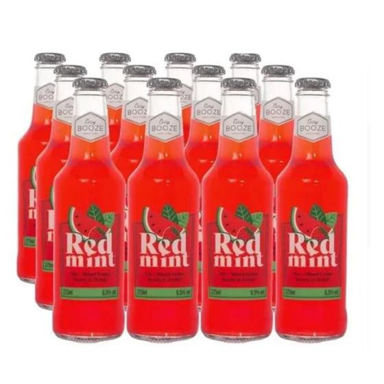 Imagem de 12x EASY BOOZE Red Mint Long Neck 275ml