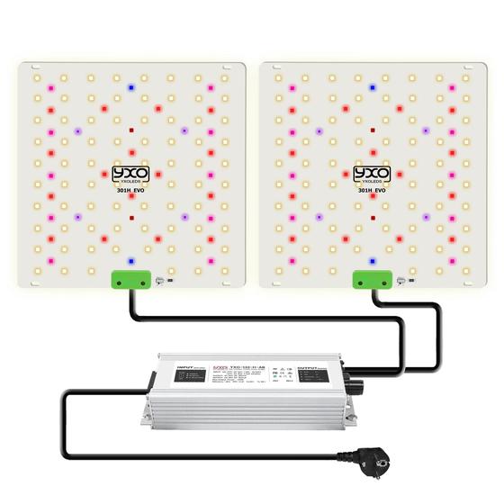 130W 180W Samsung LM301H EVO Quantum LED Grow Light Full Spectrum ...