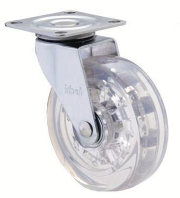 Imagem de (14pçs) Roda C/ Rolamento 75mm Gel Silicone 50kg Por Rodízio