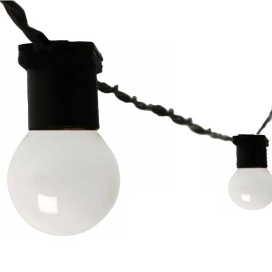 Imagem de 15 Metros Varal De Luzes Festão C/ Lâmpadas Bolinha Led G45