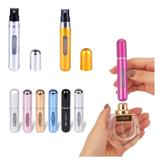 Imagem de 15 Mini Frasco Porta Perfume De Bolsa Recarregável 5ml 