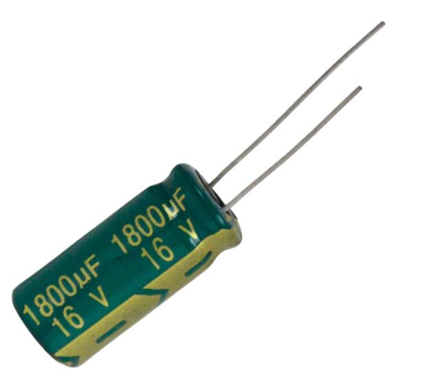 Imagem de 15 PÇS CAPACITOR ELETROLITICO 1800X16V - 1800UF X 16 V 105º