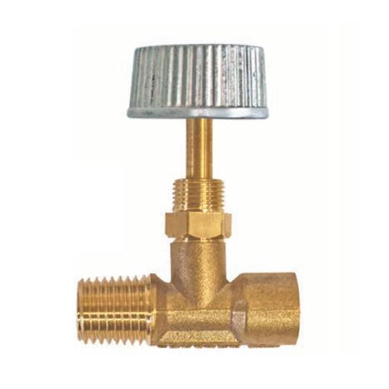 Imagem de 15 un reg lat 1/4 npt(e) x 1/8 bsp(i) manopla metal
