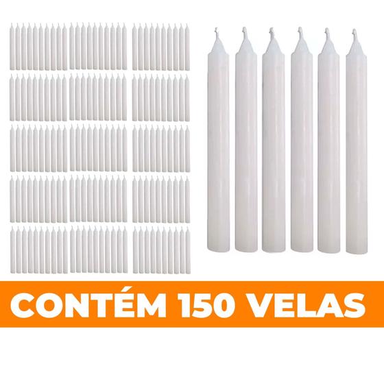 Imagem de 150 Velas Comum Branca 5f São Domingos