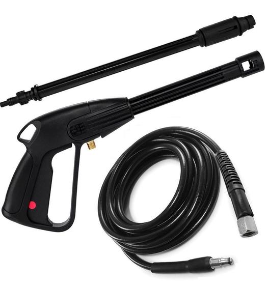 15m Mangueira Kit Pistola e Lança Wap Combate Turbo Ultra 2600 Lavadora Alta Pressão - Hidramaq Imagem de 15m Mangueira Kit Pistola e Lança Wap Combate Turbo Ultra 2600 Lavadora Alta Pressão
