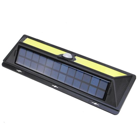 Imagem de 166 COB Energia Solar PIR Motion Sensor Garden Security Lamp Waterproof Patio Light