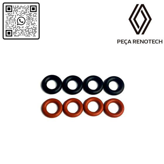 Imagem de 166008992r - reparo bico injetor de combustível (kit com 4 unidades) - motor 1.6 16v h4m - 2016 em diante - sandero ii / captur / duster / logan ii
