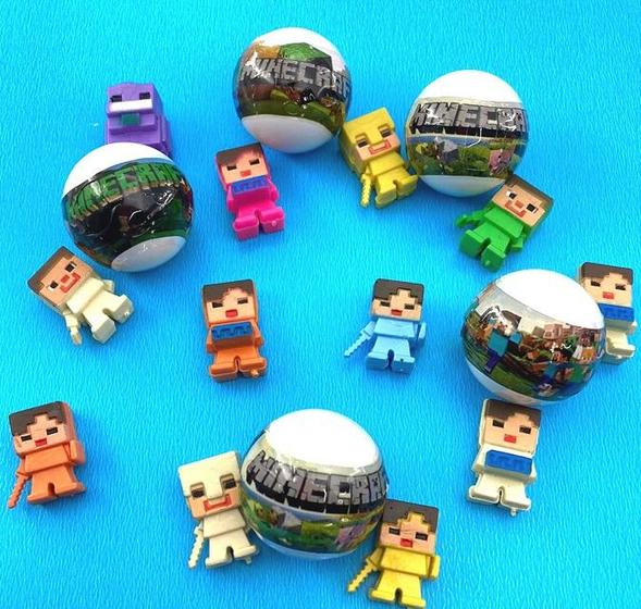 Imagem de 16Un Authentic Games Brinquedo Coleção miniaturas em Cápsulas 