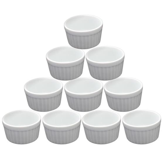 Imagem de 18 Ramekin Molheira Ramequim 40 Ml Restaurante Creme Brulee