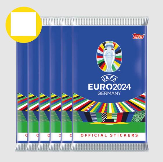 Imagem de 180 Figurinhas Uefa Euro 2024, Panini = 30 Envelopes