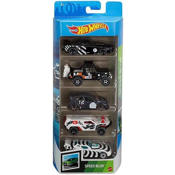 Imagem de 1806 Hot Wheels Pacote com 5 Carros Escala 1:64 Sortimento