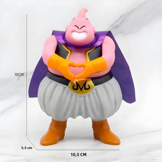 Imagem de 18cm Dragon Ball Goku Super Buu PVC Action Figure Anime Modelo De Brinquedo Colecionável Para