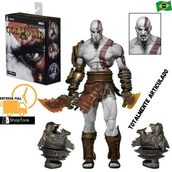 18cm KRATOS ATREUS Boneco NECA Iron Studios God of war Deus da guerra ...