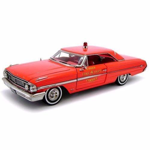 Imagem de 1964 Ford Galaxie 500 Fore Chief Department - Escala 1:18 - Sun Star