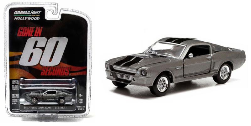 Imagem de 1967 Ford Mustang Eleanor - 60 Segundos - Hollywood - Série 14 - 1/64 - Greenlight