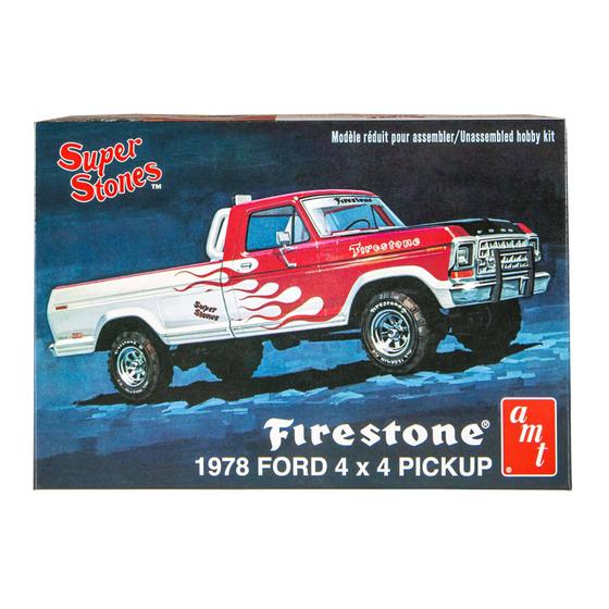 Imagem de 1978 Ford 4X4 Pickup Firestone Round 2 -1/24 Amt 858
