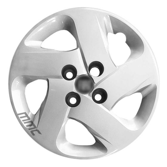 Imagem de 1x Calota MOBI ARGO PALIO Aro 14 Prata com emblema 298cb